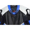 RTX Halo Blue Black Motorcycle Leathers 1Pc Suit